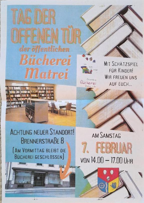 Plakat mit Einladung zum Tag der offenen Tür